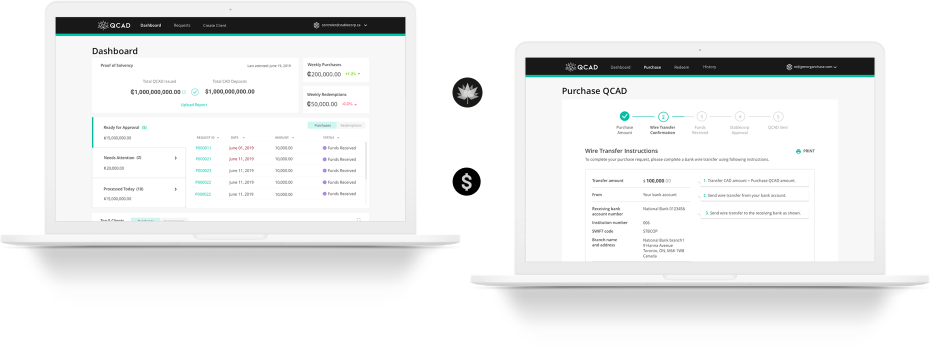 QCAD mockup